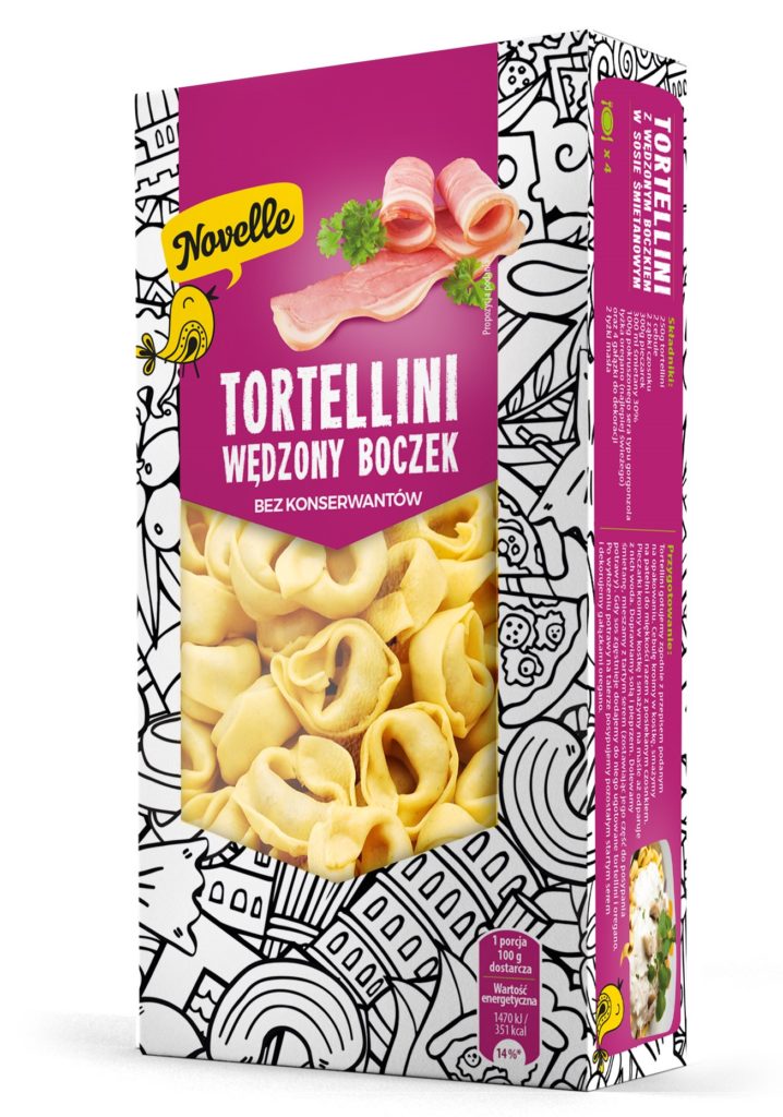 tortellini wędzony boczek