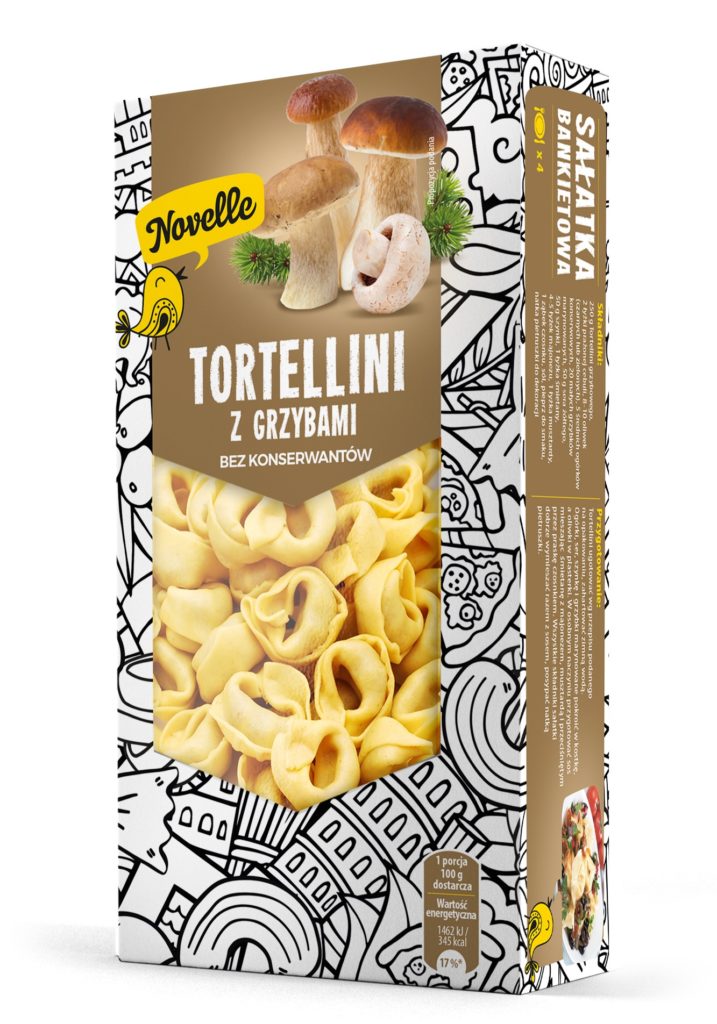 tortellini z grzybami